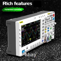 100MHz, 1014D FNIRSI Digital Oscilloscope Storage Dual Channel Signal Generator