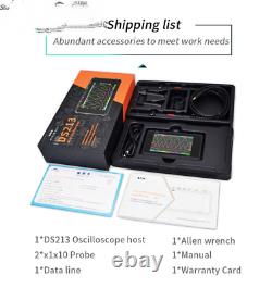 100MS/s MINI Nano DS213 Digital Storage Oscilloscope with Probe 4 Channel