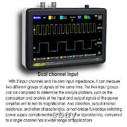 1013D 7 inch 2CH Digital Storage Oscilloscope 100MHz Bandwidth 1GS Sample Rate