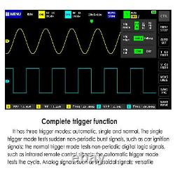 1013D 7 inch 2CH Digital Storage Oscilloscope 100MHz Bandwidth 1GS Sample Rate