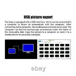 1013D Dual Channel Digital Storage Tablet Oscilloscope 100M Bandwidth 1GSa/s