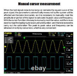 1014D 7TFT LCD Digital Oscilloscope 2 In 1 Dual Channel 1GSa/s Sampling f