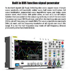 1014D 7 2Channel Tablet Oscilloscope Digital Storage Oscilloscope 100MHz