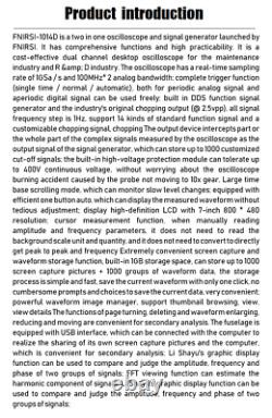 1014D 7 LCD 2 Channel Signal Generator Digital Storage Oscilloscope 100MHz 1GSa