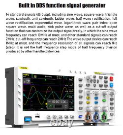 1014D 7 LCD 2 Channel Signal Generator Digital Storage Oscilloscope 100MHz 1GSa