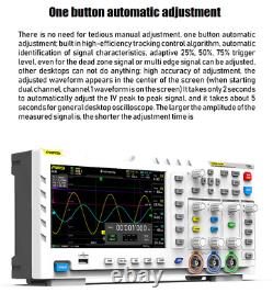 1014D 7 LCD 2 Channel Signal Generator Digital Storage Oscilloscope 100MHz 1GSa