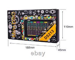 15MHz 100MSa/s Max Sampling Rate Smart LCD Digital Storage Oscilloscope DS213