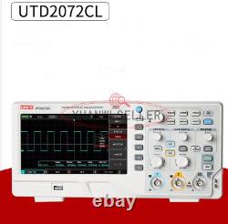 1x UNI-T UTD2072CL Digital Storage Oscilloscope 2 Channels 70MHz 500Ms/s 64kpts