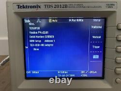 2012 Tektronix TDSB 2 Channel Digital Storage Oscilloscope 100MHz 1Gs/S