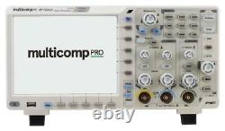 2-Channel Digital Storage Oscilloscope, 100MHz MULTICOMP PRO