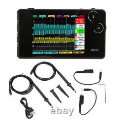 2 Channels DS212 Digital 1Mhz 10MSa/s Portable Storage Oscilloscope with Probe Kit