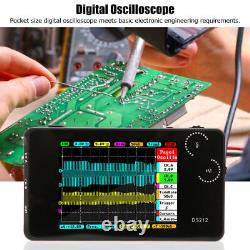 2 Channels DS212 Digital 1Mhz 10MSa/s Portable Storage Oscilloscope with Probe Kit