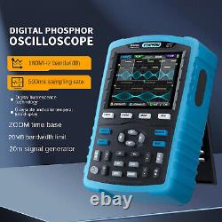 2 in 1 DPOX180H Handheld Digital Phosphor Oscilloscope 2 CH Signal Generator