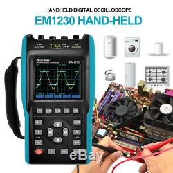 2 in 1 Handheld Digital Storage Oscilloscope Digital Multimeter DMM 25MHz