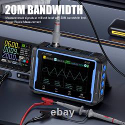 3 IN 1 FNIRSI-2C53P LCD 2 Channel Signal Generator Digital Storage Oscilloscope/