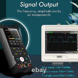 3 In 1 Oscilloscope Multimeter 2.8in LCD 80MHz 2 Channel Oscilloscope Multimeter