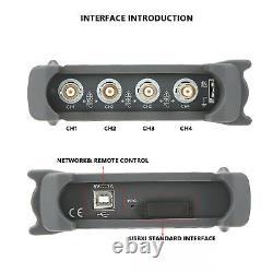 6074BC PC USB 4CH Digital Storage Oscilloscope 70MHz 1GSa/s 64K