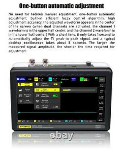 7 1013D 2CH Digital Tablet Oscilloscope 100MHz Bandwidth 1GS Sampling Rate