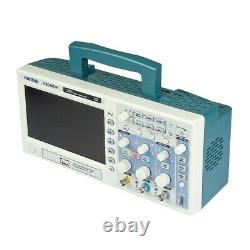 7 Dual 2 Channel LCD Digital Storage Oscilloscope 70MHz Portable Storage Tester