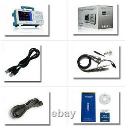 7 Dual 2 Channel LCD Digital Storage Oscilloscope 70MHz Portable Storage Tester