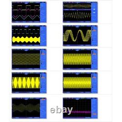 7 Dual 2 Channel LCD Digital Storage Oscilloscope 70MHz Portable Storage Tester