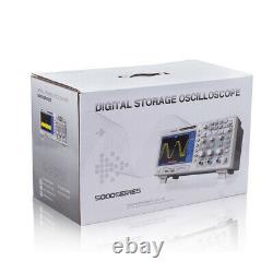 7 Dual 2 Channel LCD Digital Storage Oscilloscope 70MHz Portable Storage Tester