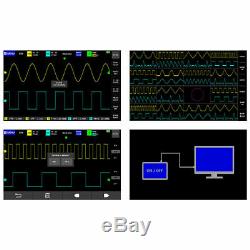 7 Inch Touch Screen Digital Tablet Oscilloscope 1GB Storage 100MHz Bandwidth