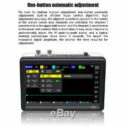 7 Inch Touch Screen Digital Tablet Oscilloscope 1GB Storage 100MHz Bandwidth