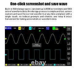 7 inch NIRSI 1013D Digital Tablet Oscilloscope 2CH 100MHz Bandwidth 1GS Sampling
