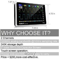 ADS1013D Handheld Digital Tablet oscilloscope Portable Storage ADS1013D Plus
