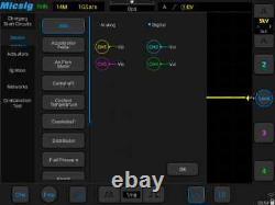 Automotive Oscilloscope Tablet Touchscreen Micsig SATO1104 100MHz 4CH 1GSa/s