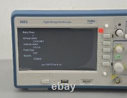 BK Precision 2553 4 Channel Digital Storage Oscilloscope 70 MHz 2 GSa/s