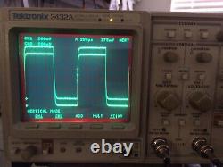 Calibrated TEKTRONIX 2432A 300MHz Digital Storage OSCILLOSCOPE extras available