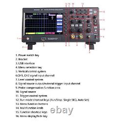 DS02D15 150MHz 8M(2CH) Digital Storage Oscilloscope Sampling Rate 1GSa/s Wit AD5