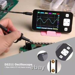 DS211 Digital Oscilloscope 200KHz Professional Storage Ocilloscope Inspection