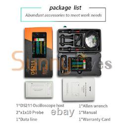 DS211 Pocket Handheld Digital Storage Oscilloscope Multimeter 1CH 1MSa/s 200kHz