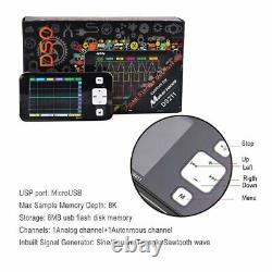 DSO211 DS211 Digital Oscilloscope Portable Pocket-Sized Nano Handheld Storage