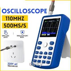 Digital Oscilloscope Waveform Storage Durable 110MHz Analog Bandwidth Support