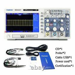 Digital USB Storage Oscilloscope 2 Channels 100MHz 1GSa/s Large TFT LCD Display