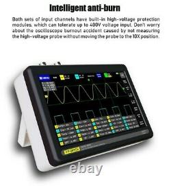 Dual Channel Digital Storage Oscilloscope 100MHz Bandwidth 1GS Sample Rate #TOP