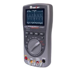 ET827 Scope Digital Multimeter Oscilloscope 40MHz 200Msps AC DC Tester HD Screen