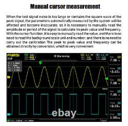 FNIRSI 1014D 7In Digital Oscilloscope TFT LCD Display Dual Channels 1GB Storage