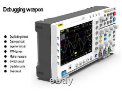 FNIRSI 1014D 7In Digital Oscilloscope TFT LCD Display Dual Channels 1GB Storage