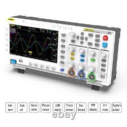 FNIRSI 1014D 7Inch Digital Oscilloscope 100MHz 2 Ana-log Bandwidth 1GB Storage