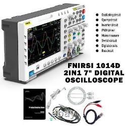 FNIRSI 1014D 7 Digital Oscilloscope 2 Channels 1GB Storage 1GSa/s Sampling Rate