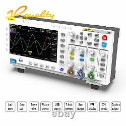 FNIRSI 1014D 7 In Digital Oscilloscope TFT LCD Display Dual Channels 1GB Storage