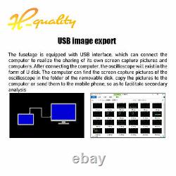 FNIRSI 1014D 7 In Digital Oscilloscope TFT LCD Display Dual Channels 1GB Storage