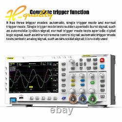 FNIRSI 1014D 7 In Digital Oscilloscope TFT LCD Display Dual Channels 1GB Storage