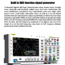 FNIRSI-1014D 7 LCD 2 Channel Signal Generator Digital Storage Oscilloscope