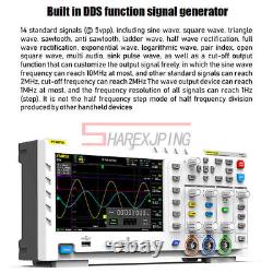 FNIRSI-1014D 7 LCD 2 Channel Signal Generator Digital Storage Oscilloscope